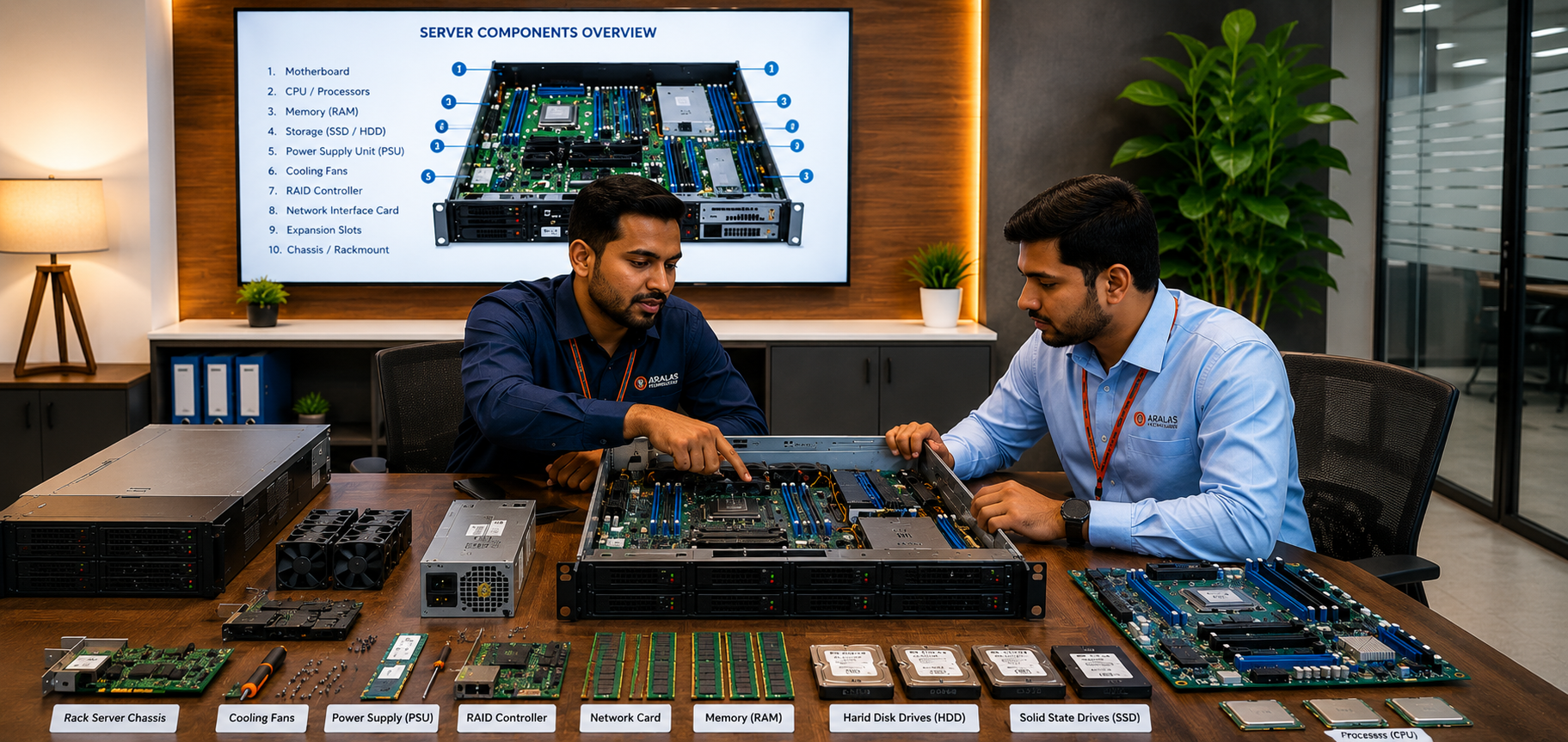 Professional server infrastructure